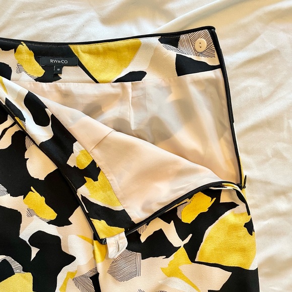 RW&CO. Pink and Yellow Skirt - Picture 7 of 9